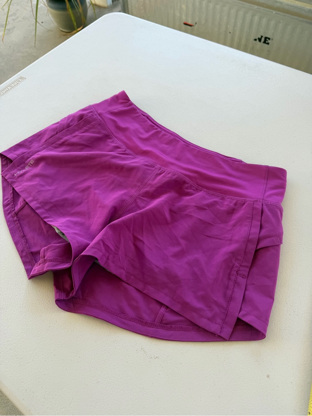 Hylete Magenta Women's Athletic Shorts